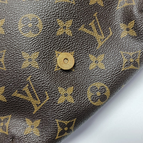 MUSETTE TANGO PM Lona recubierta Monogram marrón