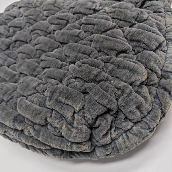 Quilted Velvet Gray