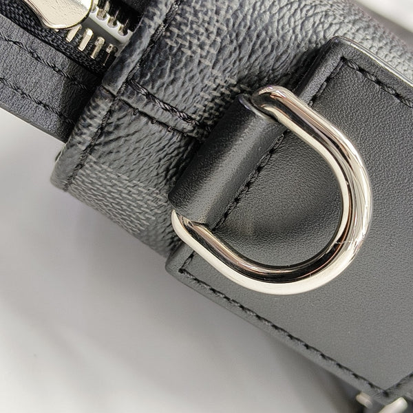 7 DAYS A WEEK Damier Graphite Coated Canvas Gray