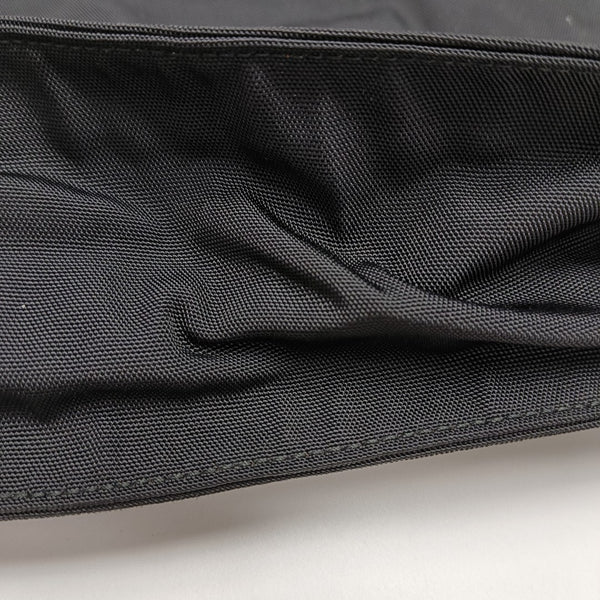 Fabric Shoulder Bag Black