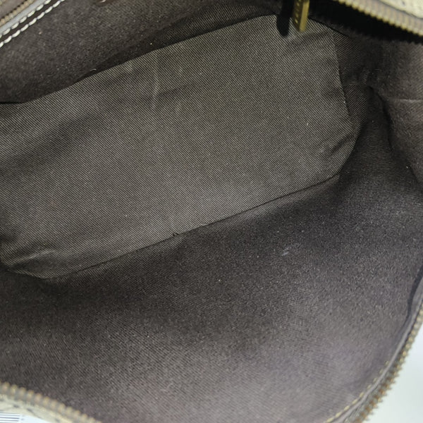 Canvas Top Handle Bag Brown