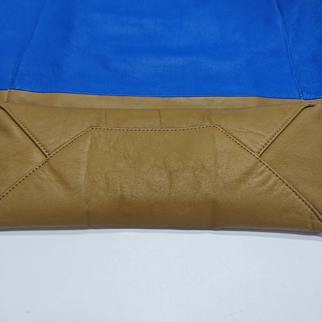 VERTICAL CABAS Medium Calfskin Blue