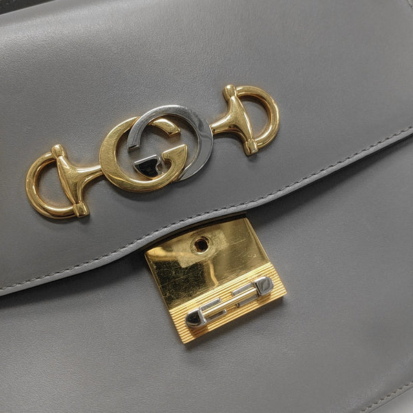 Zumi Small Calfskin Gray