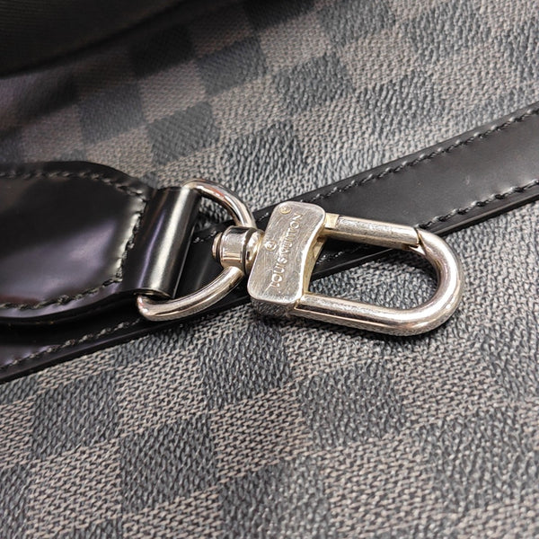TADAO MM Damier Graphite Coated Canvas Gray