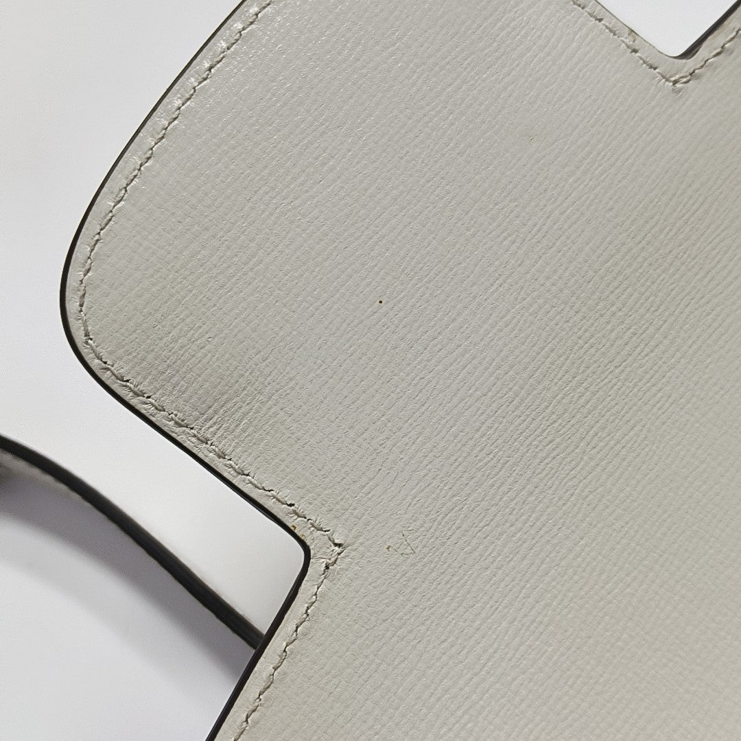 Horsebit 1955 Small Monogram Coated Canvas Beige