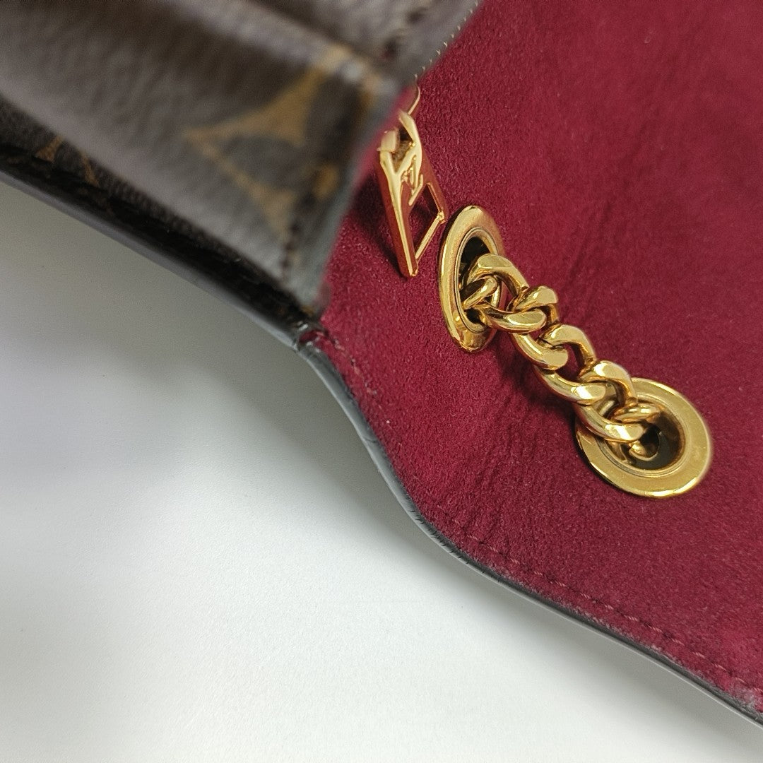 PASSY Monogram Coated Canvas Brown
