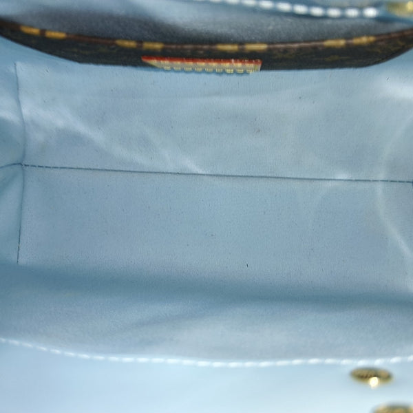 READE PM Monogram Patent Leather Blue