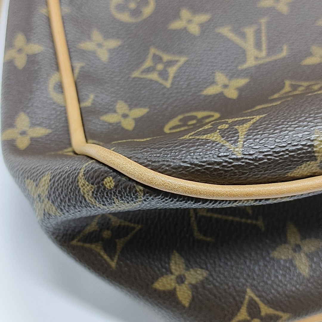 HUDSON GM Monogram Coated Canvas Brown