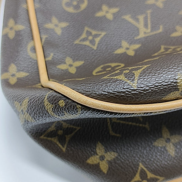 HUDSON GM Monogram Coated Canvas Brown