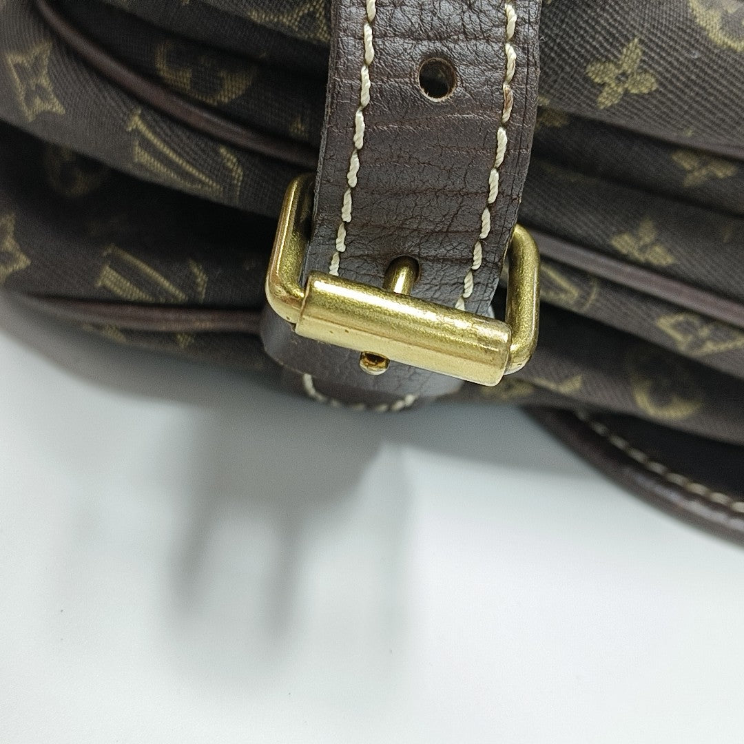 SAUMUR 28 Monogram Canvas Brown