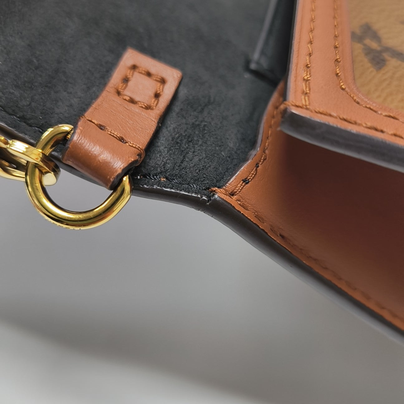 DAUPHINE WOC Monogram Coated Canvas Brown
