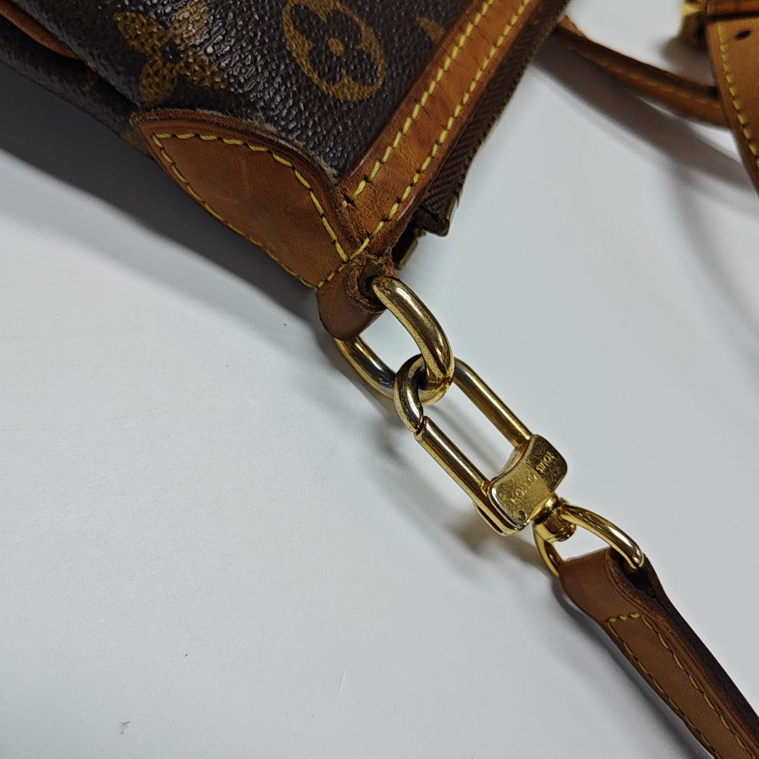 PALERMO PM Monogram Coated Canvas Brown