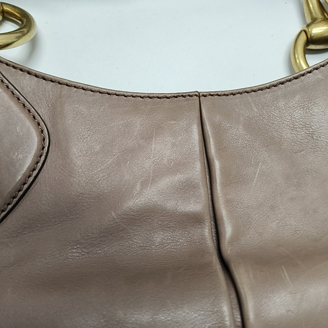 Horsebit Slim Calfskin Pink