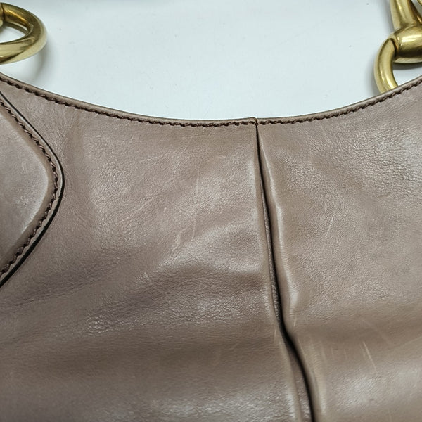 Horsebit Slim Calfskin Pink