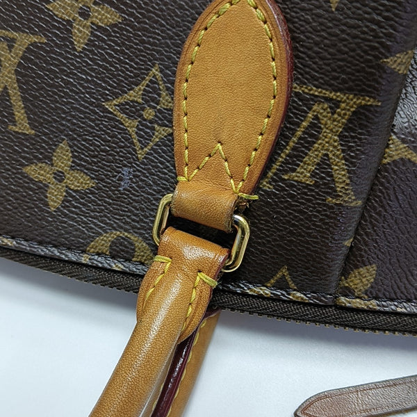 TURENNE Monogram Coated Canvas Brown