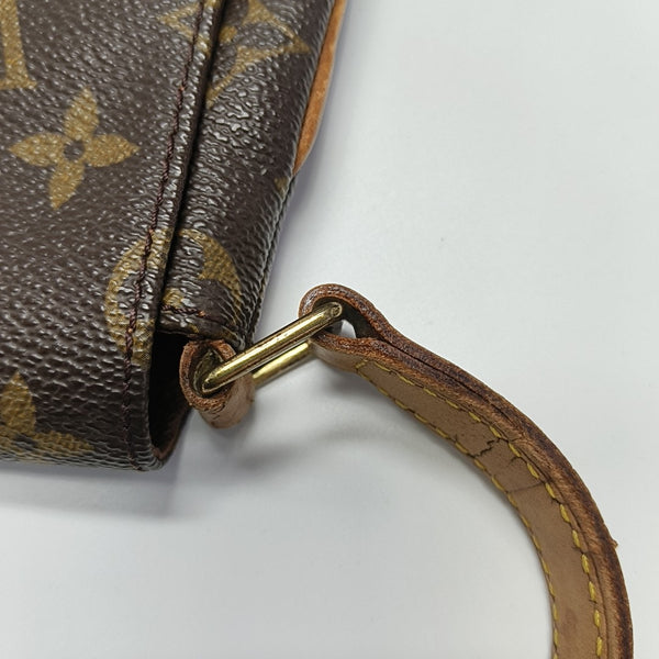 MUSETTE TANGO Monogram Coated Canvas Brown