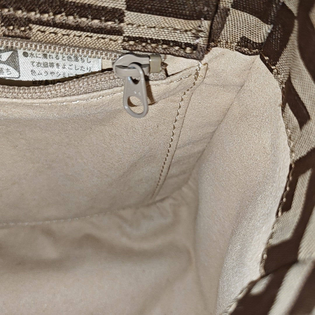 Canvas Shoulder Bag Brown