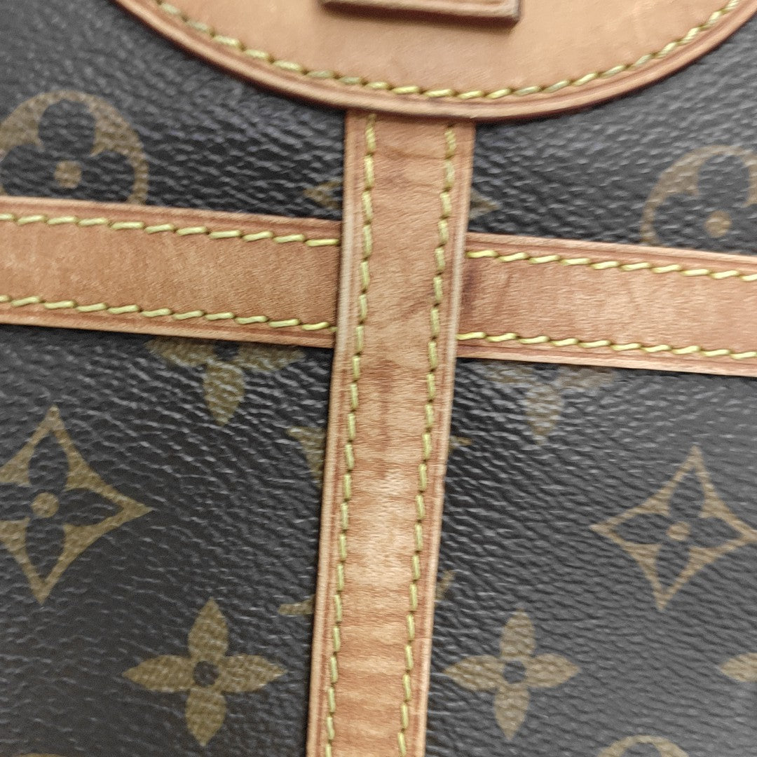 DUFFLE Monogram Coated Canvas Brown