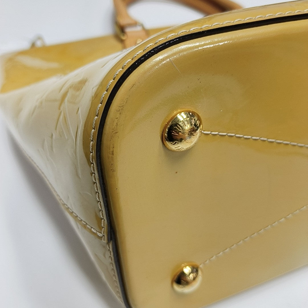 BELMONT MM Patent Leather Yellow