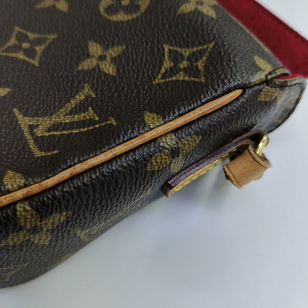 RECITAL Monogram Coated Canvas Brown