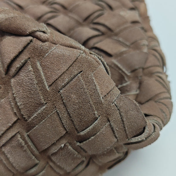 Suede Shoulder Bag Beige
