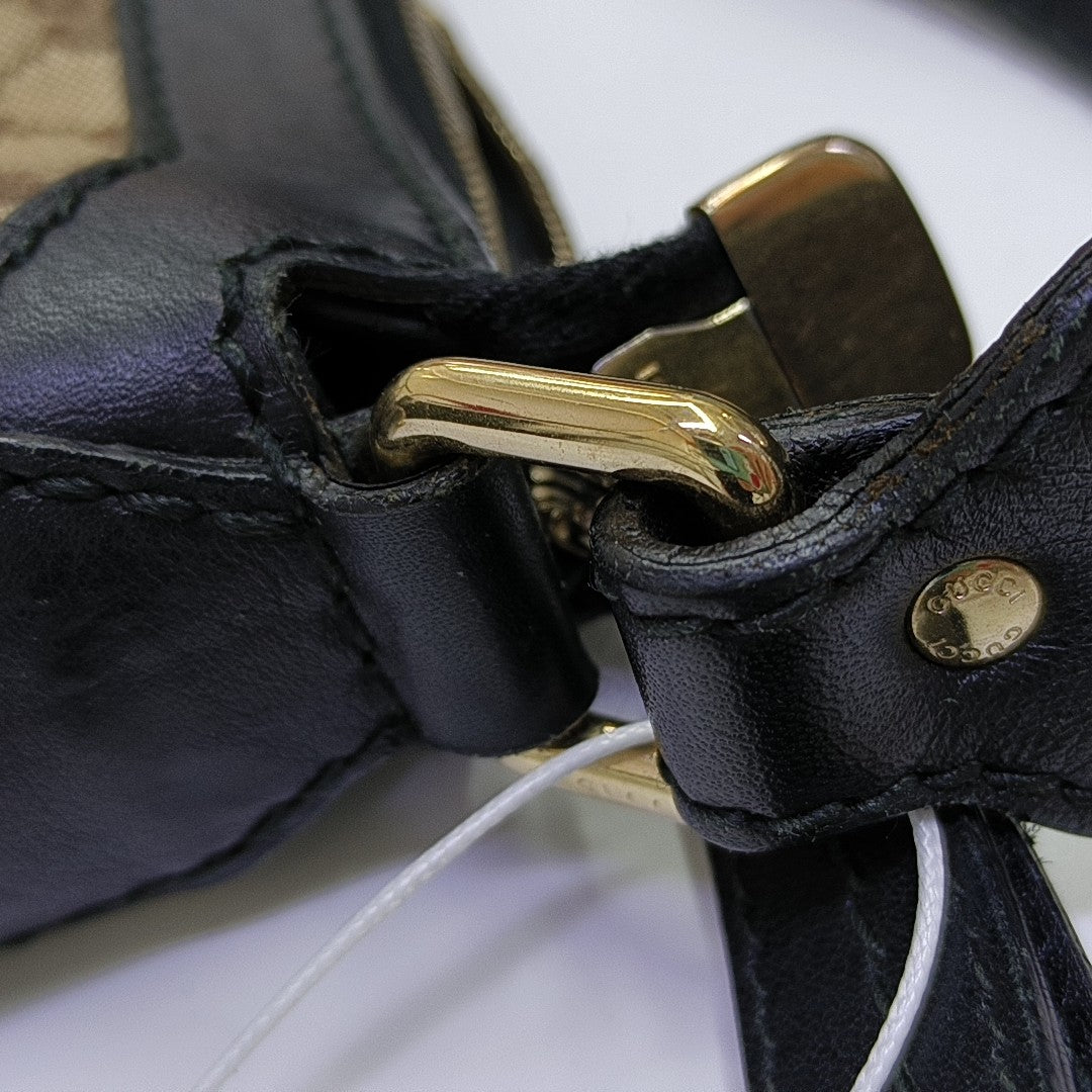 Monogram Canvas Top Handle Bag Brown