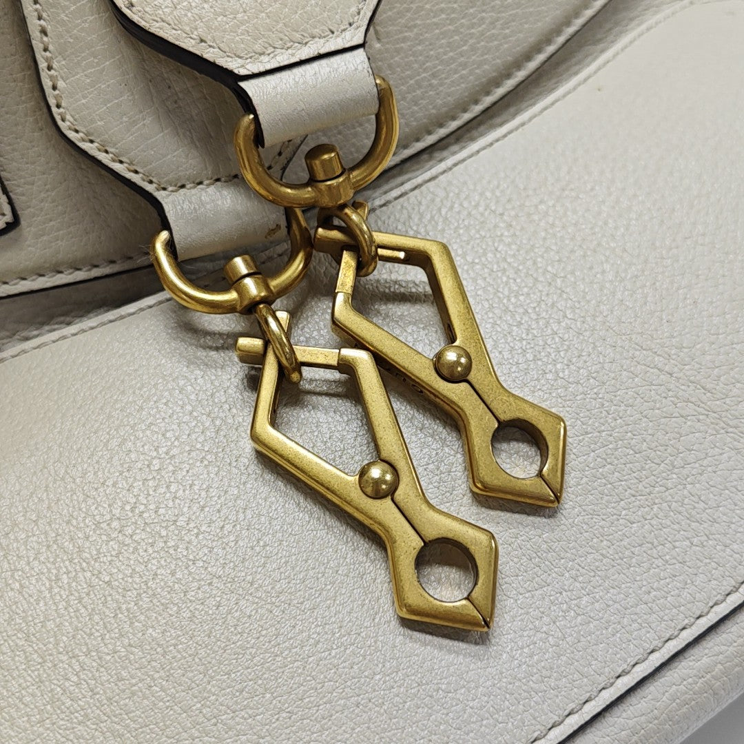 Sylvie Medium Calfskin Beige