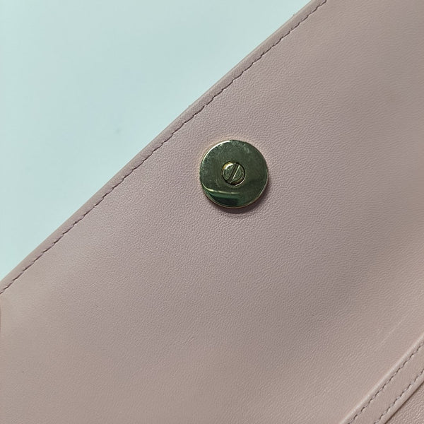 Lady Dior Mini Cannage Lambskin Pink