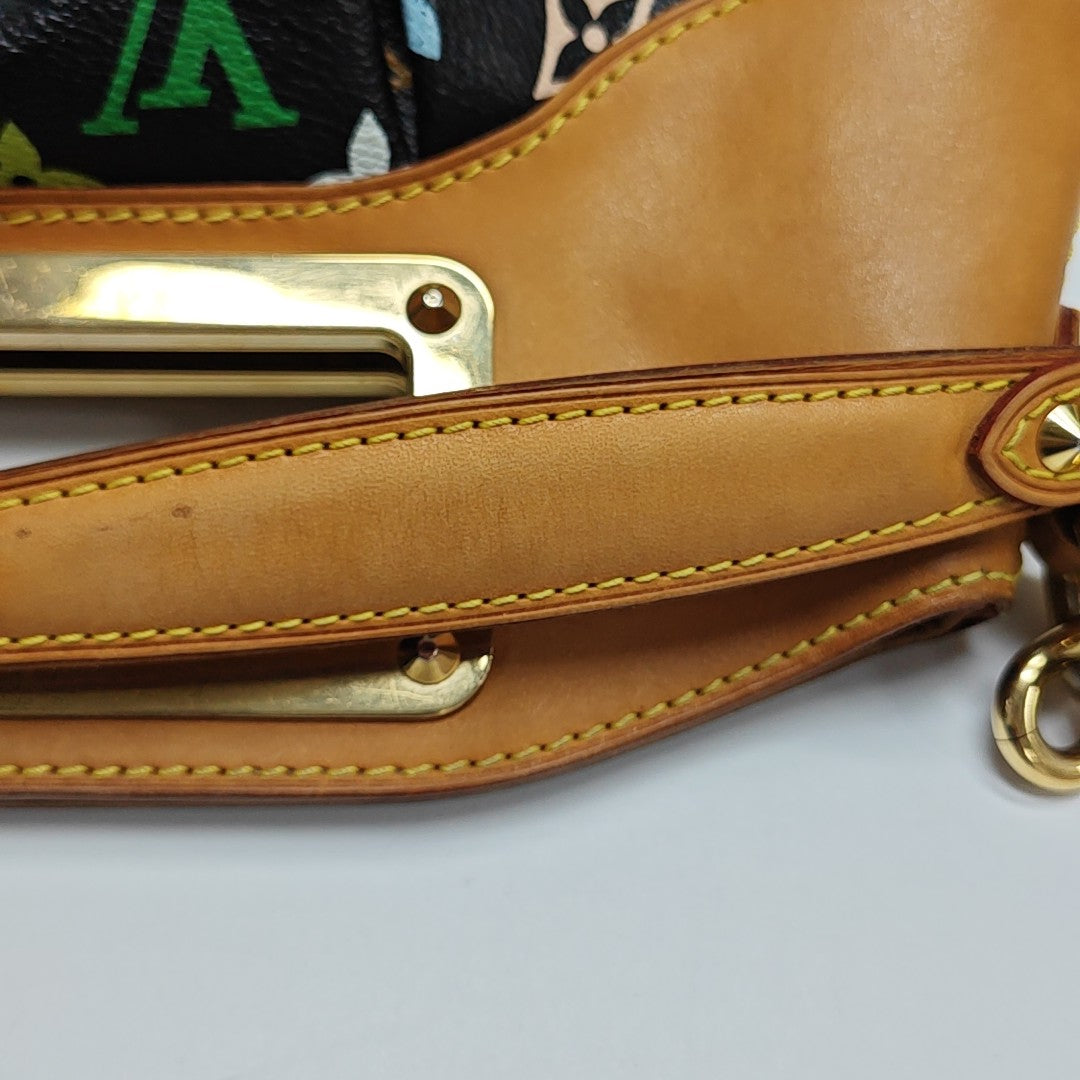 JUDY PM Monogram Coated Canvas Black