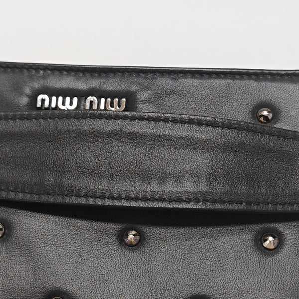 Lambskin Shoulder Bag Black