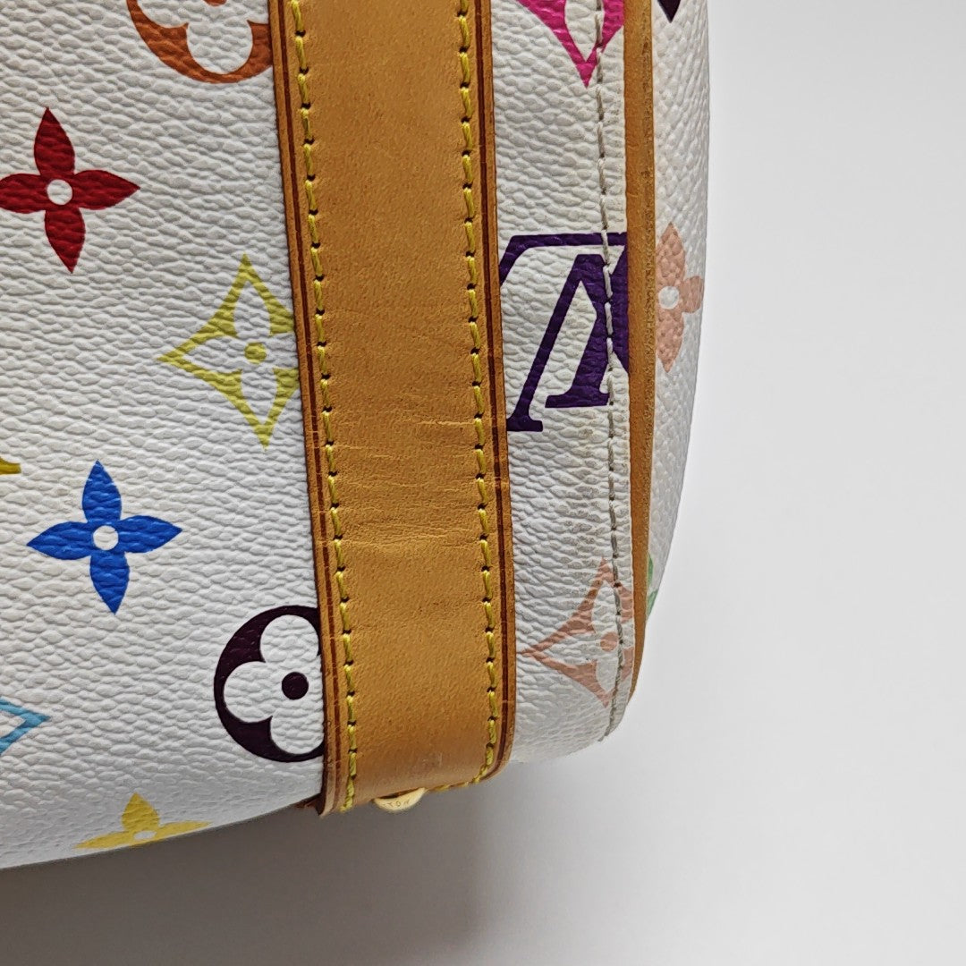 LV × TM PRISCILLA Monogram Coated Canvas White