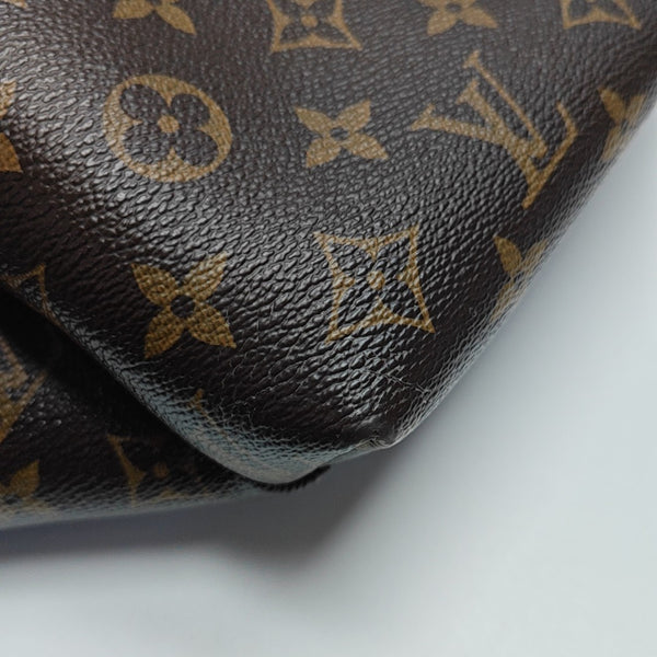 JOSH Monogram Coated Canvas Brown