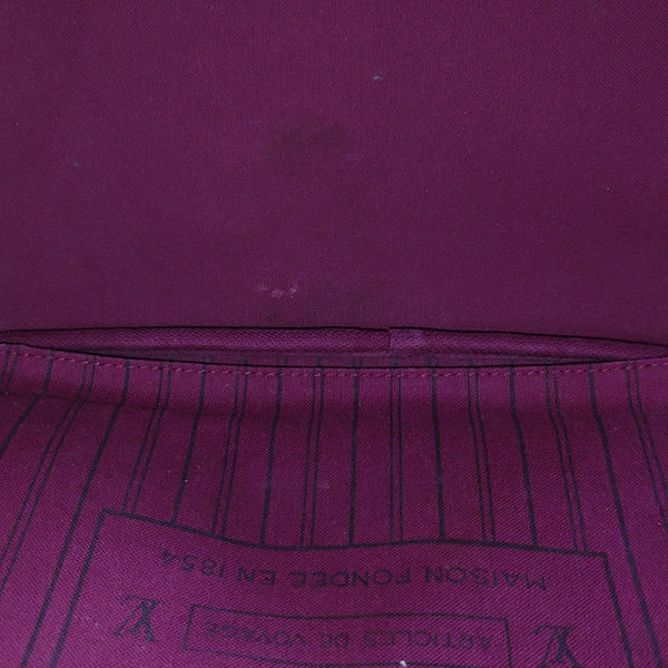 NEVERFULL MM Monogram Coated Canvas Brown