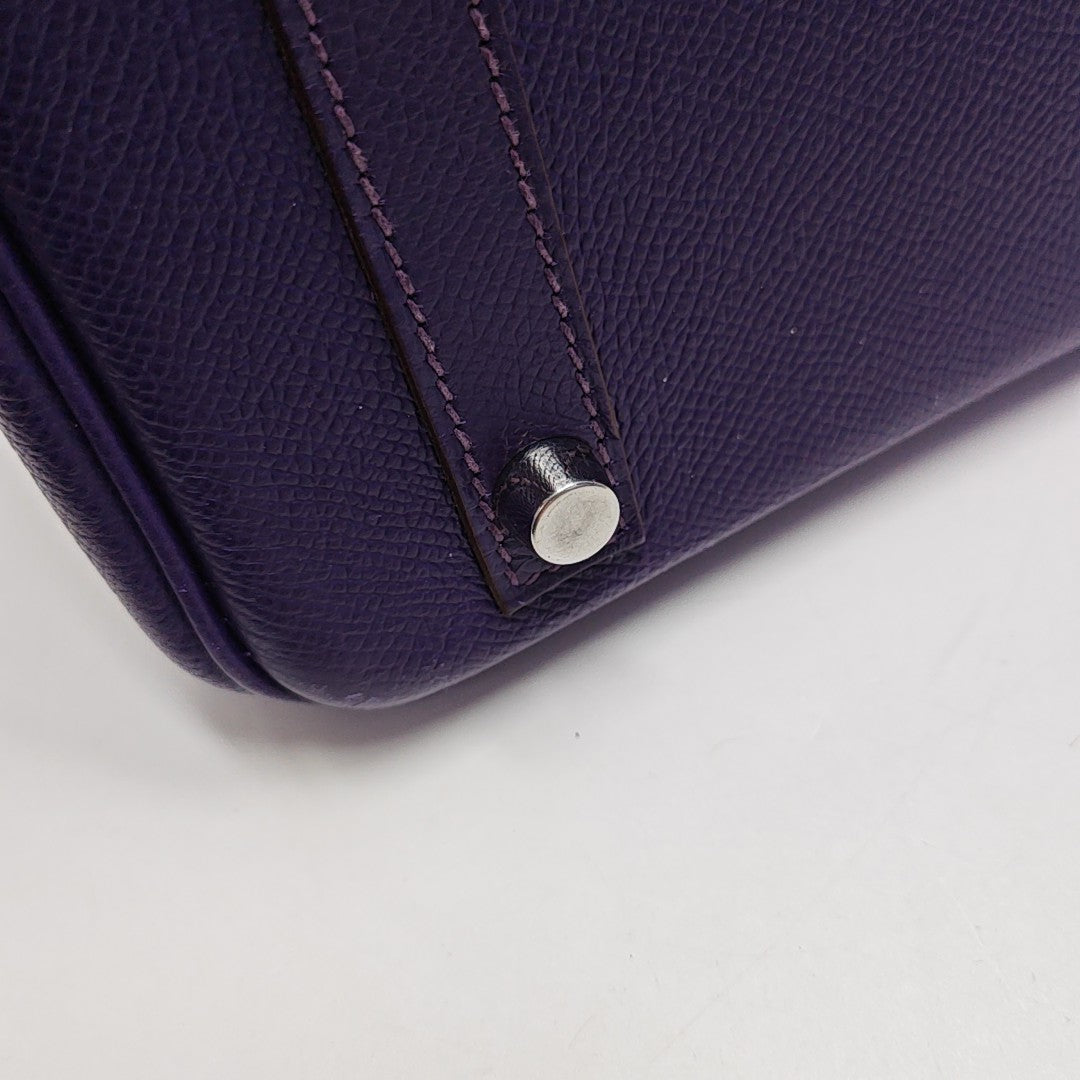 Birkin 30 Epsom Purple