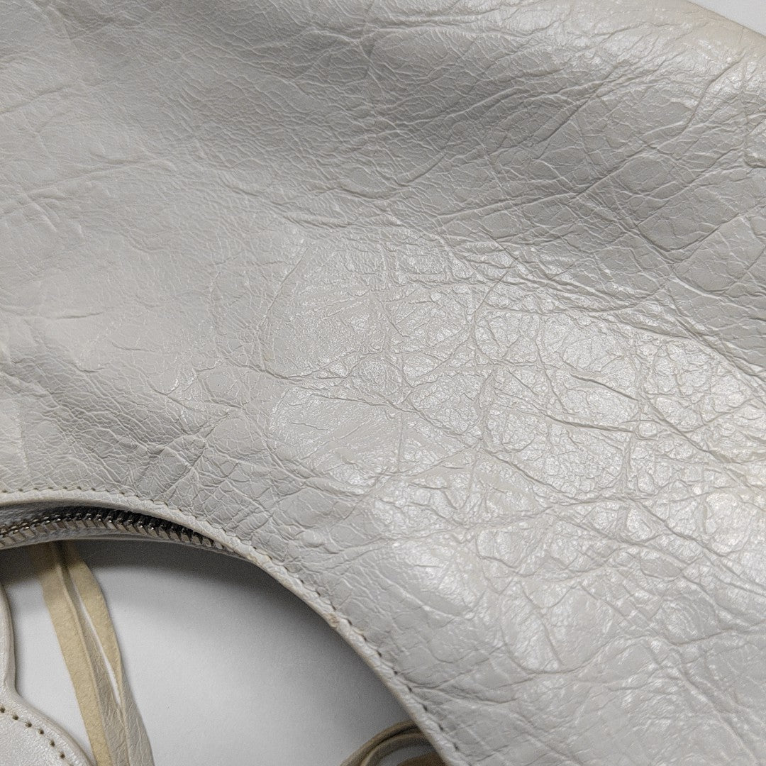 Le Cagole Mini Calfskin White