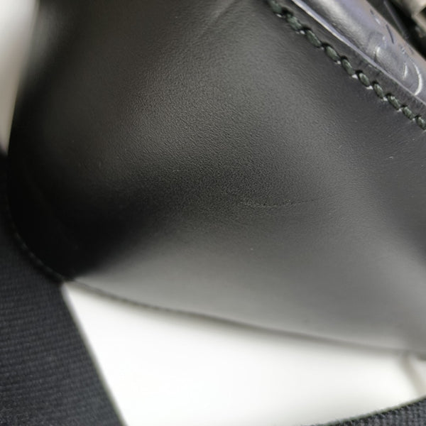 Ligne Shima Monogram Calfskin Black