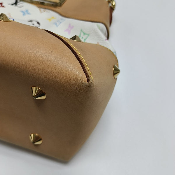 LV × TM JUDY Monogram Coated Canvas White