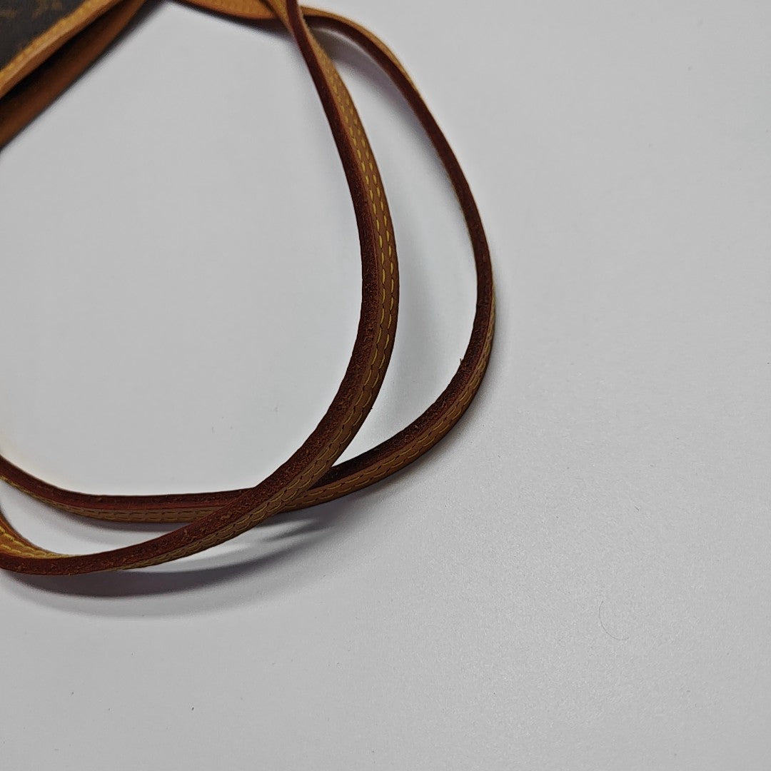 NEVERFULL GM Monogram Coated Canvas Brown