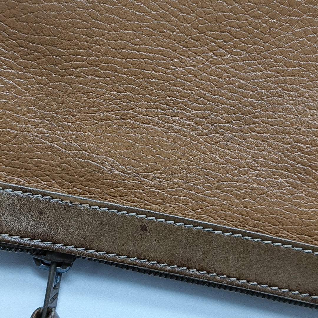 T Pouch Leather Brown