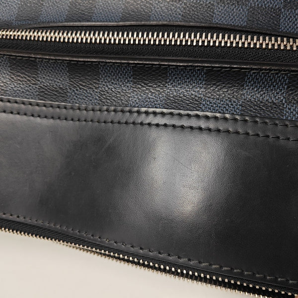 GREENWICH Damier Coated Canvas Blue