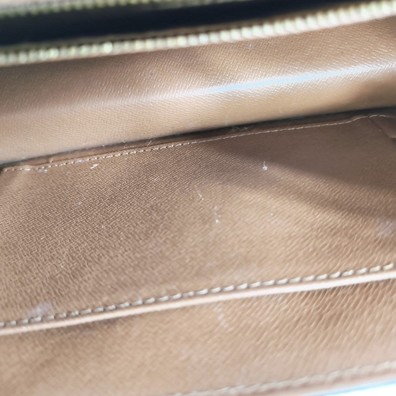 DAME Monogram Coated Canvas Brown