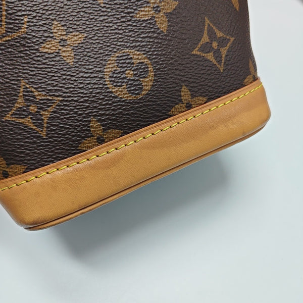 NOÉ Nano Monogram Coated Canvas Brown