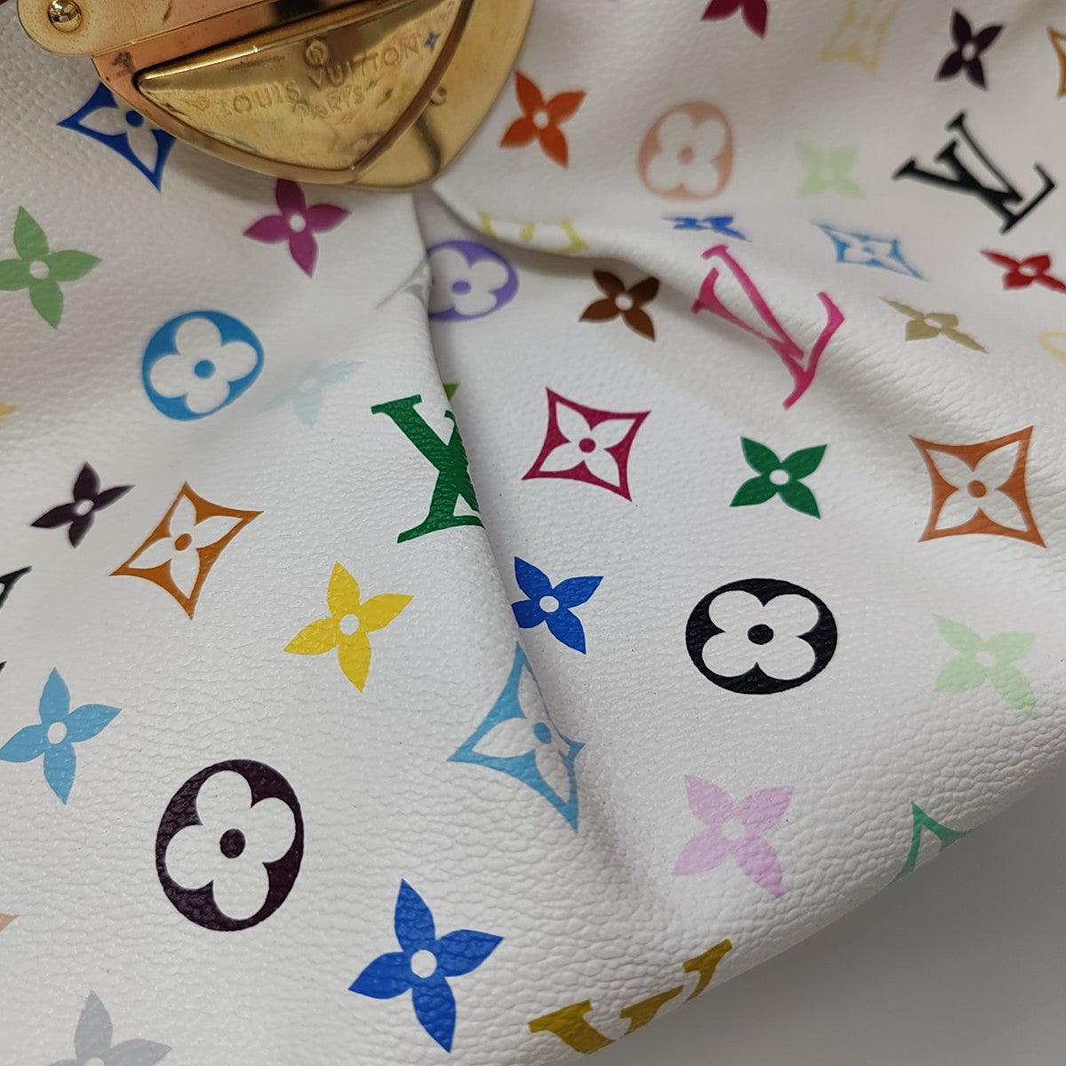 LV × TM URSULA Monogram Coated Canvas White