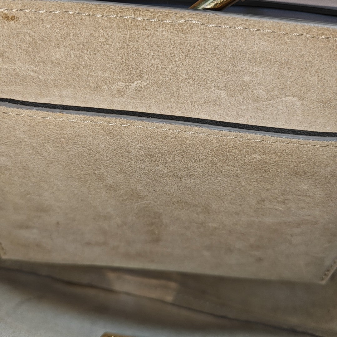 Drew Medium Calfskin Gold