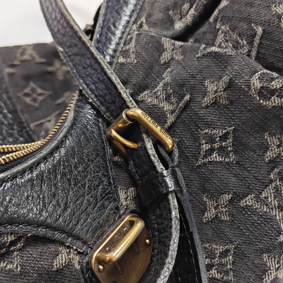 SOLAR Monogram Denim Black