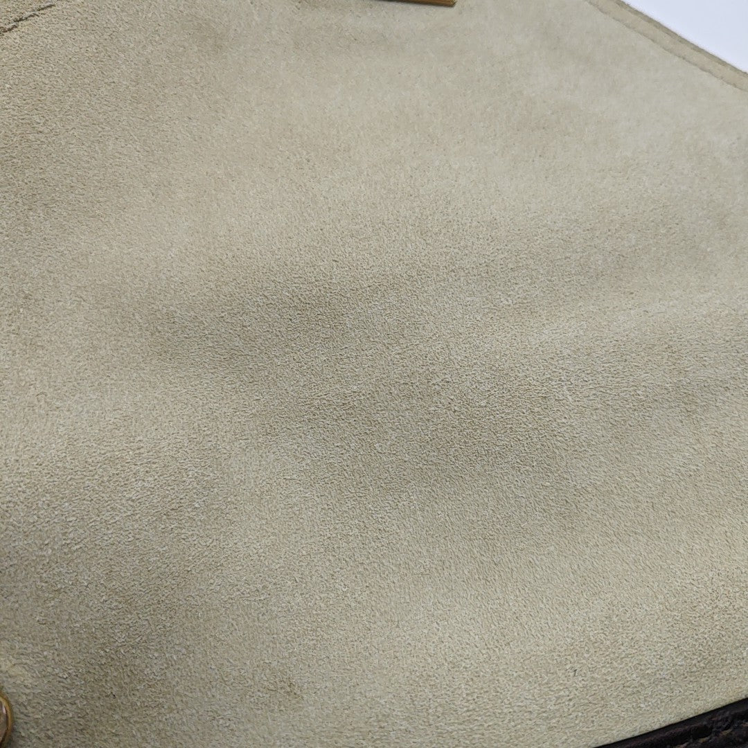 Leather Shoulder Bag Beige