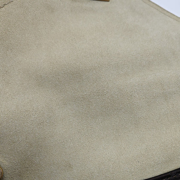 Leather Shoulder Bag Beige