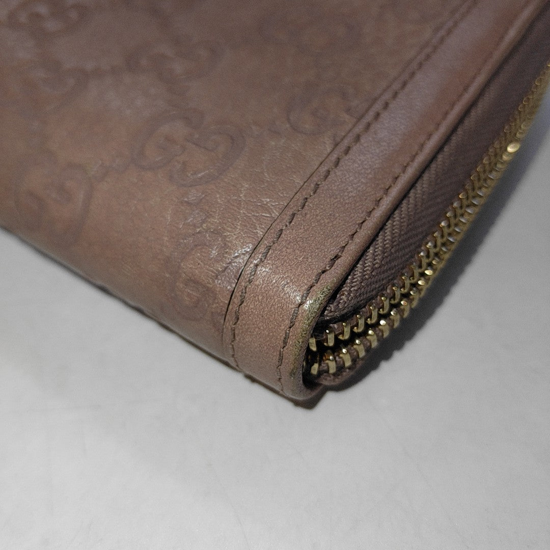 Monogram Calfskin Wallet Pink