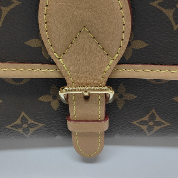DIANE Monogram Coated Canvas Brown