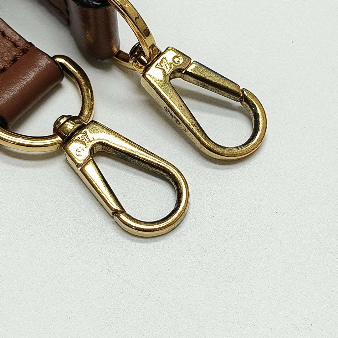 DAUPHINE MM Monogram Coated Canvas Brown